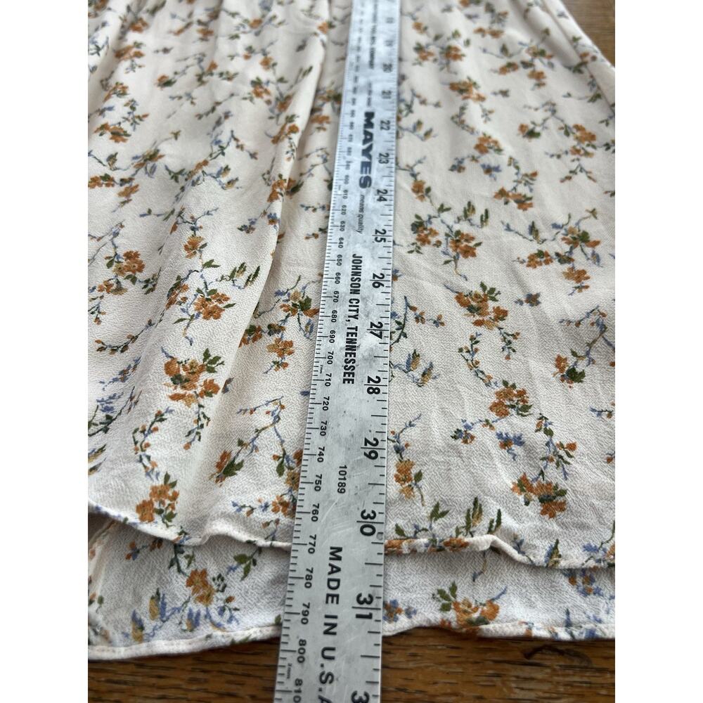 Reformation Malachi Beautiful Floral Mini Dress in Julius Cream Size 4 Small - Picture 8 of 10